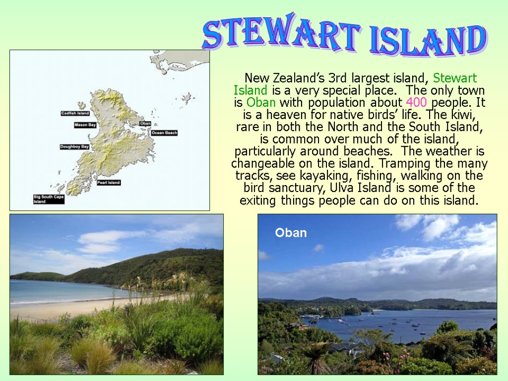 New Zealand’s 3rd largest island, Stewart Island is a very special place. The only